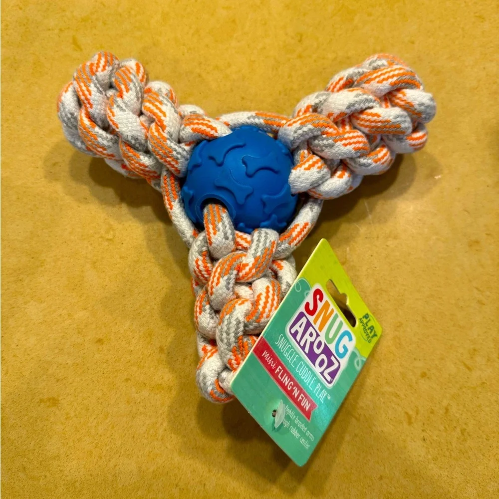 Dog Toys Playology Snugarooz Chew Fetch Toys Bundle of 2 NWT